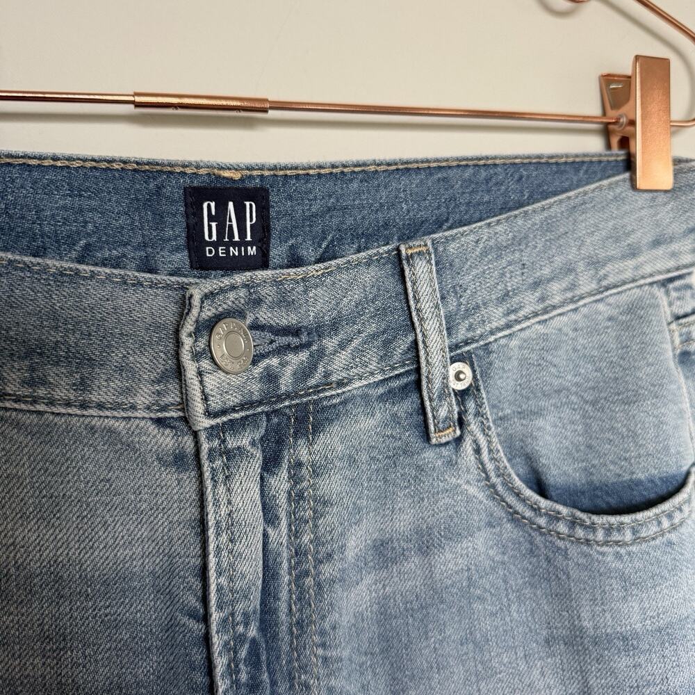 Gap Denim Jeans Womens 26 Best Girlfriend High Rise Dark Wash Blue Stretch - Picture 4 of 7